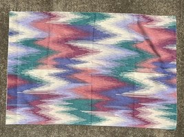Vintage Multicolored Pillowcase Bedding Upcycle Crafting Sewing - $186.39 MXN