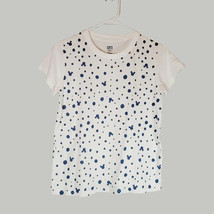 Disney Shirt Womens Medium White Short Sleeve Mickey Mouse Pit to Pit: 17.5 - £9.45 GBP