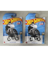 Lot of 2: 2024 Hot Wheels 1966 Triumph Tiger 100 Factory Fresh 10/10 Whi... - $12.99