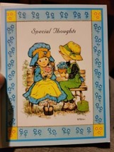 Vintage Greeting Card 1990s Made In USA Special Thoughts Girl Boy Flowers - $9.30