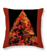 Autumn Christmas Tree - Throw Pillow - $33.66+