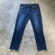 American Eagle Jeans Straight Leg Mens  Size: 32 x 32   Blue Denim Slim Fit - £15.80 GBP