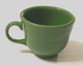 Fiesta Green HLC USA Vintage 80s Homer Laughlin Lead Free C Retired Teacup 3.5&quot; - £6.20 GBP