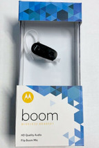 NEW Motorola Boom HX600 Wireless Headset HD Audio Bluetooth Flip Mic Headphones - $159.08