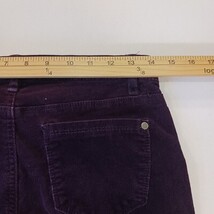 Buffalo David Bitton Women 8/29 Icon Mid Rise Slim Sculpt Purple Corduroy Pants  image 10