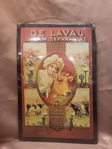 DE LAVAL CREAM SEPARATOR SIGN 17.75&quot; x 11.75&quot; NOSTALGIC METAL SIGN REPRO... - $41.55