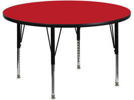 48 RND Red Activity Table XU-A48-RND-RED-H-P-GG - $249.95