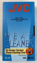 JVC TCL-3F Dry Type VCR Head Cleaner Tape Cartoon VHS - $14.24