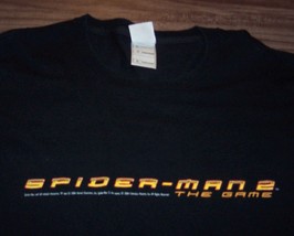 Vintage SPIDER-MAN 2 Video Game Marvel Comics Promo T-Shirt Mens Xl Y2K - £43.79 GBP
