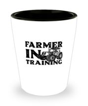 Shot Glass Party Funny Farmer In Training Farming  - £19.65 GBP