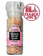 Trader Joe&#39;s Himalayan Pink Salt Crystals Spice with Built in Grinder  4.5oz. - £6.14 GBP