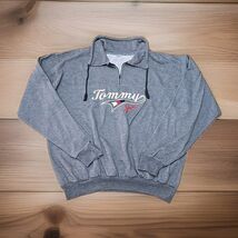 Tommy Sport Vintage 90's Quarter Zip Sweatshirt Womans Size Large USA Gr... - $41.58