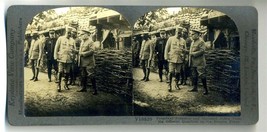 Keystone Stereoview President Poincare Marshall Joffre Visit Somme Front WW 1 - £14.24 GBP