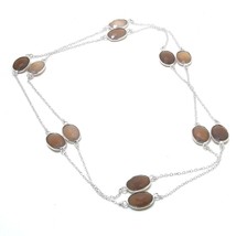 Cat&#39;s Eye Gemstone Handmade Fashion Ethnic Gifted Necklace Jewelry 36&quot; SA 6454 - £6.00 GBP
