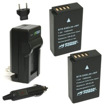 Wasabi Power Battery (2-Pack) and Charger for Nikon EN-EL20, Nikon EN-EL20a, Nik - £35.29 GBP