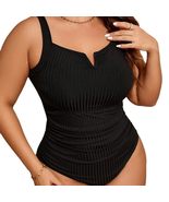 Generic Vintage One-Piece Suits for Woman V-Neck Bathers Plus Size Swimw... - $32.19