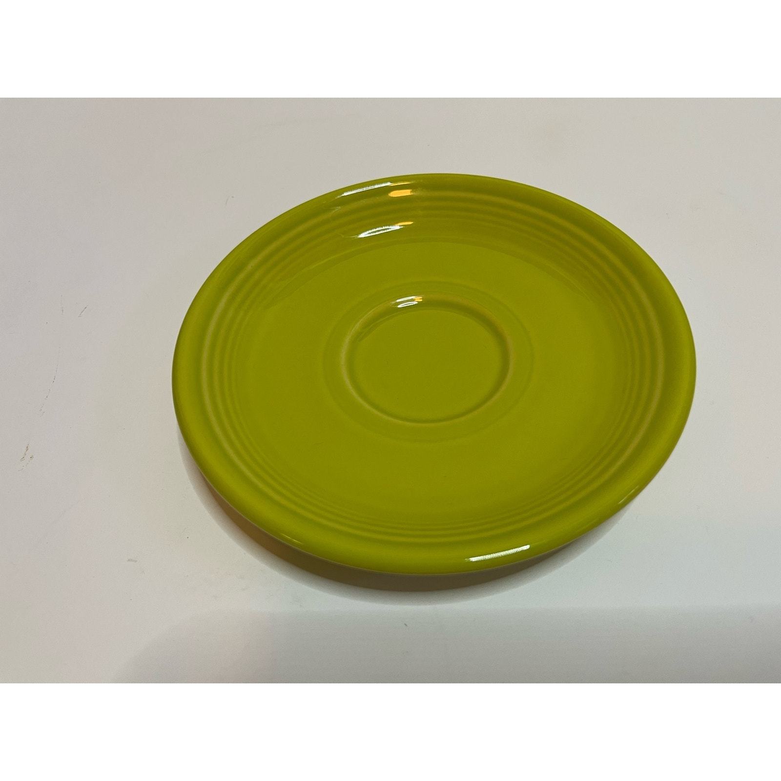 Fiestaware Homer Laughlin Lemongrass 6 Inch Saucer No chips or flaws - $7.69