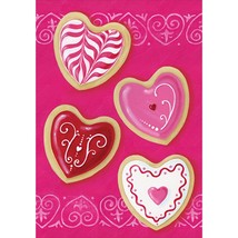 Toland Home Garden 101158 Heart Cookies Valentine Flag 28x40 Inch Double Sided V - £21.67 GBP