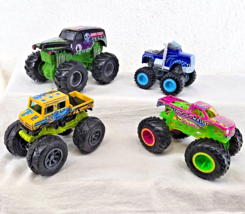 Monster Trucks Monster Jam Mattel Blaze &amp; Monster Machines Lot of 4 Grav... - $25.68