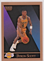 Byron Scott Los Angeles Lakers Guard 1990 - 91 SkyBox Card # 140 Near Mint - $1.77