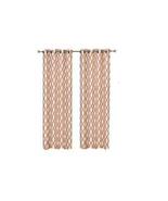 Kasai Home Harper Single Curtain Panel – Terracotta, 54x84 - £12.64 GBP