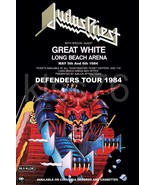 Judas Priest / Great White 1984 Long Beach Arena 22 x 33 Restored Concer... - $45.00