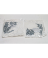 Lot of 2 Recess Pan Zinc Plated, Type 1A #4-40 Thread Size, 1/4&quot; 100/Pac... - $12.77