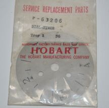 Hobart Timer Dial Part# P-63206  New Old Stock Vintage Part - €14,29 EUR