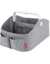 Skip Hop Diaper Caddy Organizer Carrier with Touch Sensor Night Light-grey - £18.30 GBP