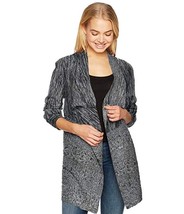 A. Byer Juniors Women&#39;s Long Sleeve Flyaway Cardigan Sweater Heather Gre... - $29.69