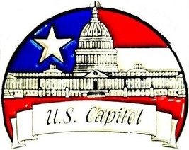 Washington D.C. U.S. Capitol Fridge Magnet - £4.78 GBP