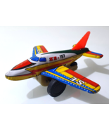 SMALL AIRPLANE ✱ VTG Friction Litho Tin Toy &amp; Plastic SE-157 ~ S2 Japan ... - £18.00 GBP