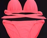 Aerie Perky Triangle Swim Bikini XL Tie  Padded Pink - £8.72 GBP