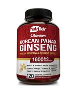 NutriFlair Korean Red Panax Ginseng Pills 1600mg, 120 Capsules 5% Ginsen... - £31.44 GBP