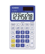 CASIO SL300VCBESIH Solar Wallet Calculator with 8-Digit Display (Blue) - £23.78 GBP