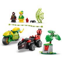 Spider-Man and Electro Dinosaur Motorcycle Chase Creative Building Block... - $201.99