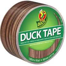 Patterned Duck Tape 1.88&quot;X10Yd-Woodgrain - $14.38