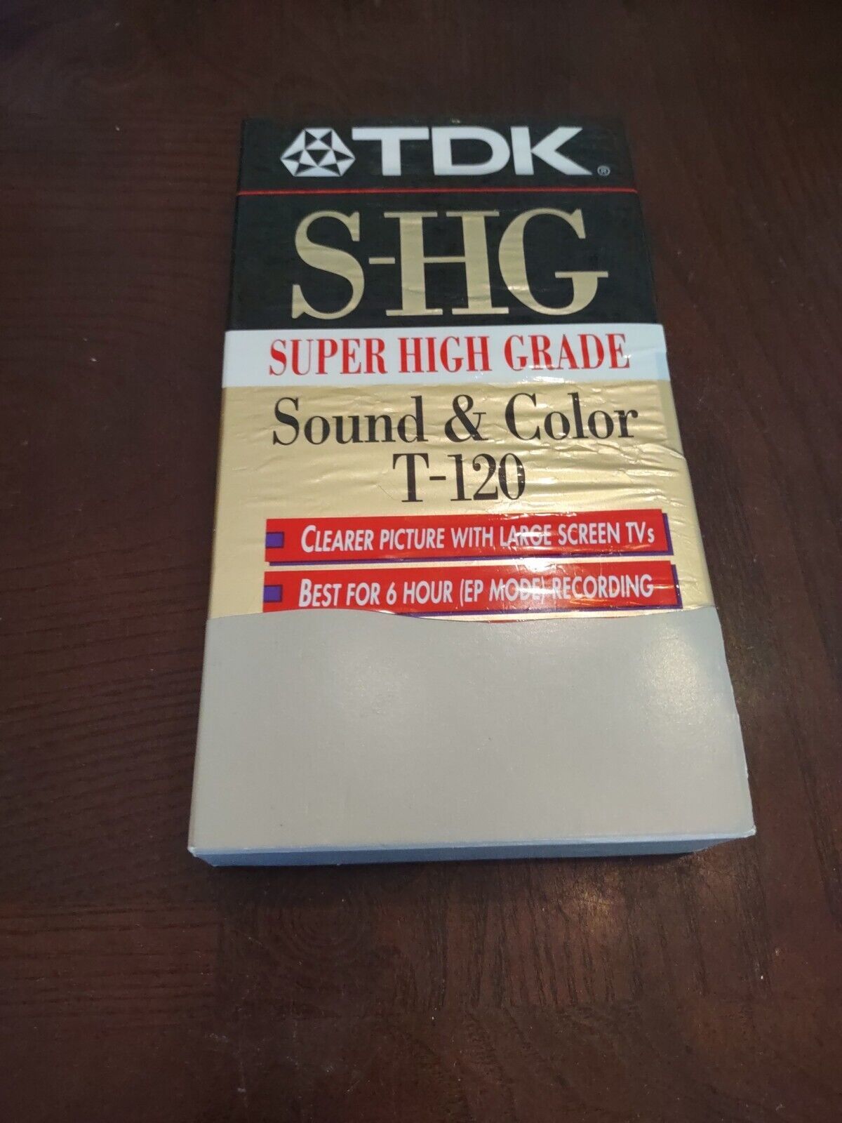 TDK S-HG Super High Grade Sound &amp; Color T-120 VHS Sealed New - $10.77
