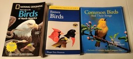 3 Books Field Guide Birds of North America/Eastern Birds/Common Birds+So... - £15.17 GBP