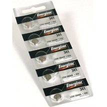 Energizer Watch Battery Button Cell 341 Pack of 5 Batteries - £7.66 GBP