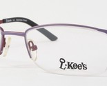 L Kee&#39;s LK003 C4 Matte Lilac UNIQUE RARE EYEGLASSES GLASSES FRAME 52-17-... - $93.47