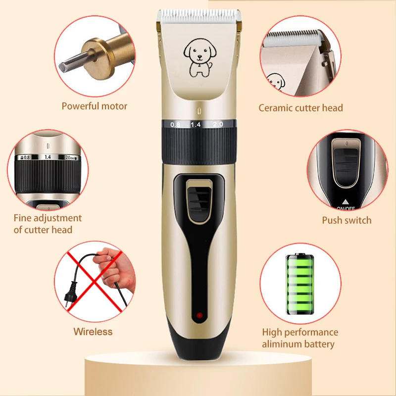 House Home Dog Clipper Dog Hair Clippers Grooming  (Pet/Cat/Dog/Rabbit) Haircut  - £42.22 GBP