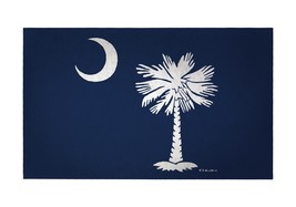 Betsy Drake Palmetto Moon South Carolina Flag 30 In. By 50 In. Comfort Floor Mat - £71.20 GBP