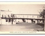 Greenlake Motel Seattle Washington WA UNP WB Postcard U4 - $4.90
