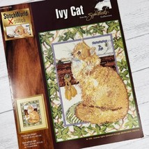 Vtg Stitch World Ivy Cat Cross Stitch Pattern Sophisticats Collection Le... - $16.99