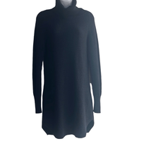 Aritzia Wilfred Free Womens Small Black Italian Wool Turtleneck Sweater Dress - £41.04 GBP