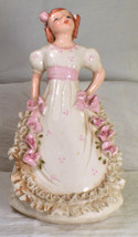 #3231 Retro old statue of girl 5 7/8&quot; tall - $15.00