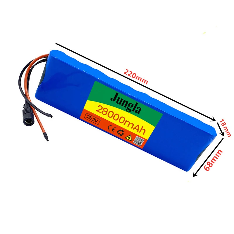 High quality 24V 28000mah 6s2p 18650 lithium battery pack 25.2v 28000mah, with B - £151.26 GBP