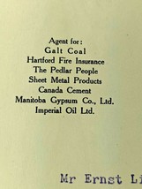 1928 Letter Written Lumber Coal Builder Supply Antique Paper Ontario Eph... - £30.03 GBP