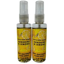 NEW 2-Pack SUNSHINE &amp; LEMONS Anti-Bacterial Hand Spray 1 oz Bath &amp; Body ... - $15.97